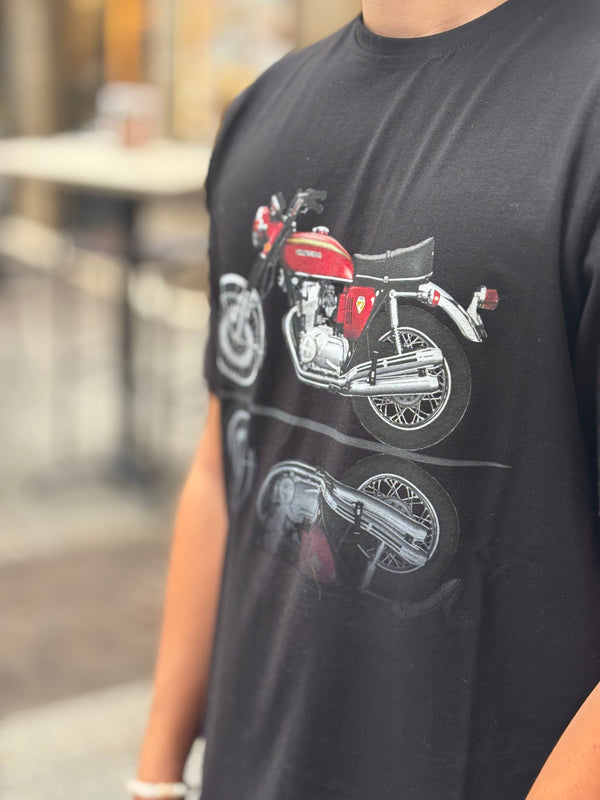 TSHIRT HONDA réservoir rouge