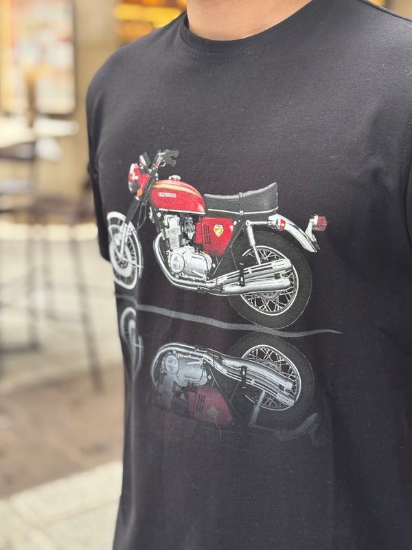 TSHIRT HONDA réservoir rouge