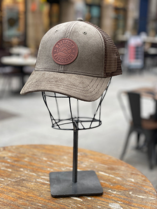 CASQUETTE BASEBALL LEATHER PATCH