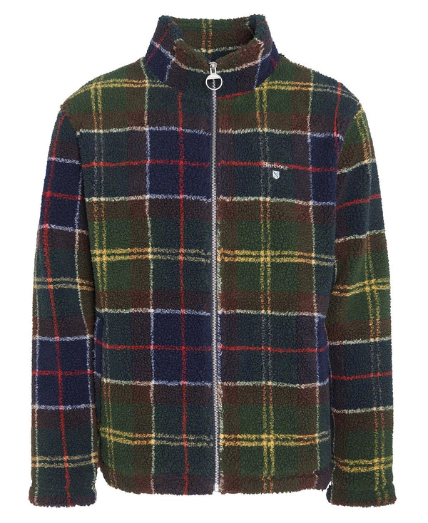 TARTAN FLEECE ZIP