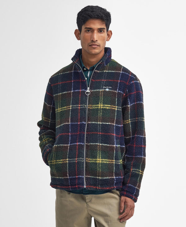 TARTAN FLEECE ZIP