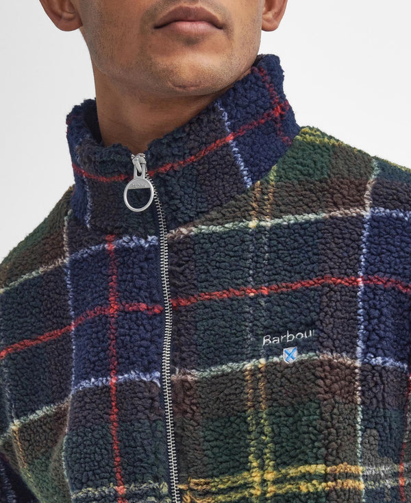 TARTAN FLEECE ZIP